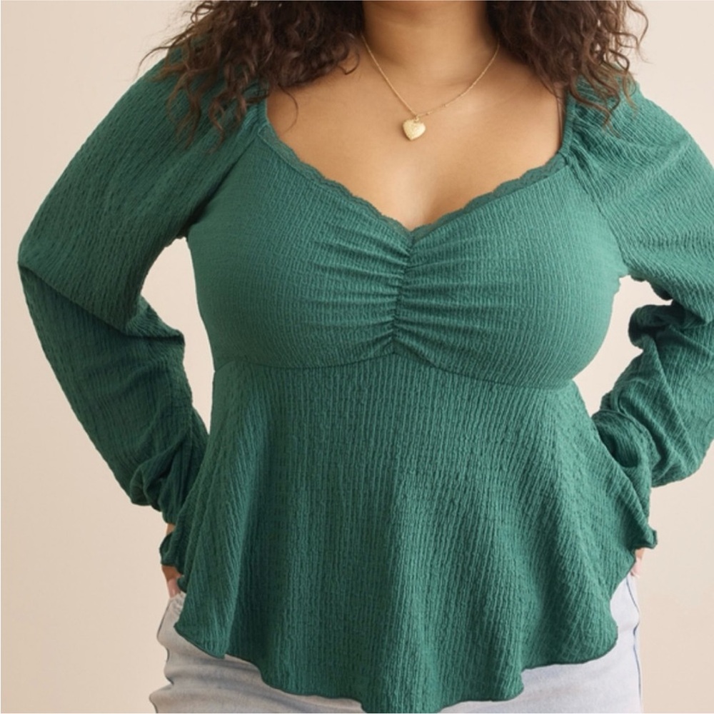 Hunter Green Women's Blouse